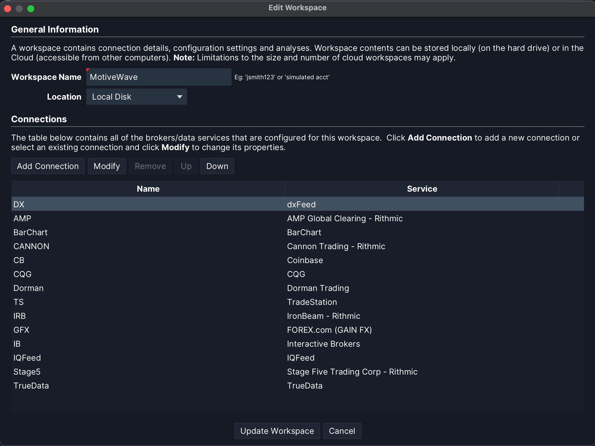 Multiple Connections